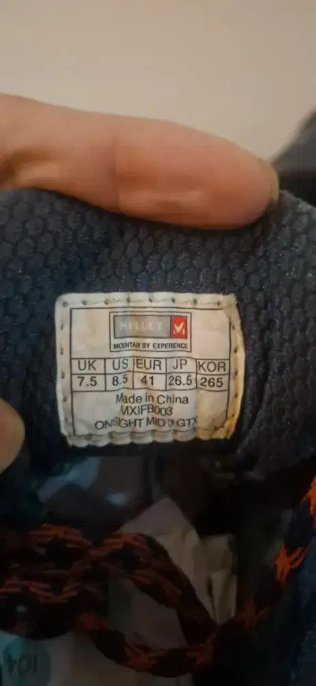 Sepatu Outdoor Millet