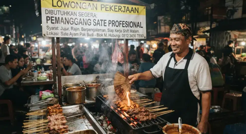 DIBUTUHKAN PEMANGGANG SATE BABI