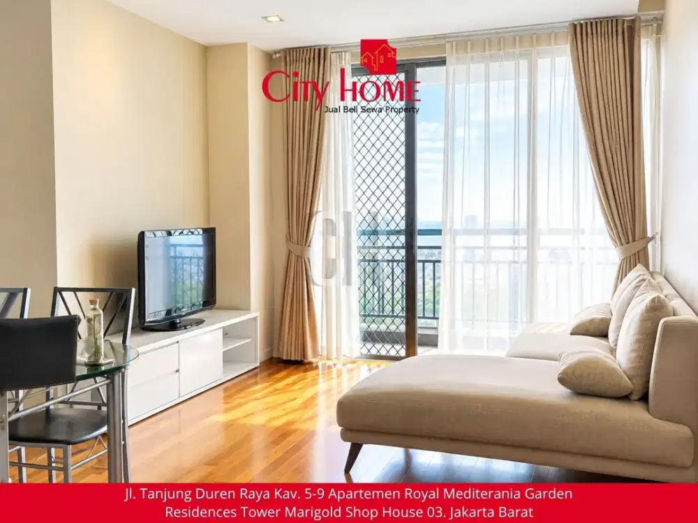 Disewakan Apartemen Furnished 2+1 BR di Central Park Residences