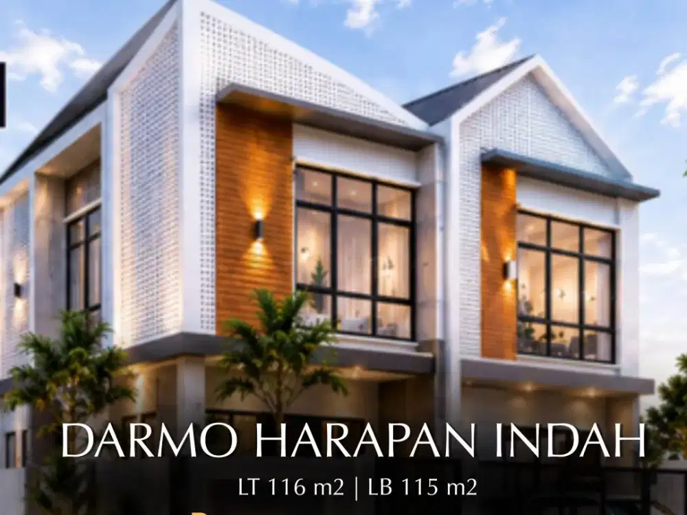DIJUAL RUMAH DARMO HARAPAN INDAH