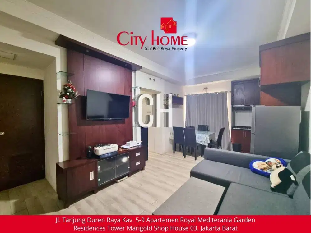 Sewa Apartemen 2BR Luas 70m2 di Jakarta Barat - 90JT Nego