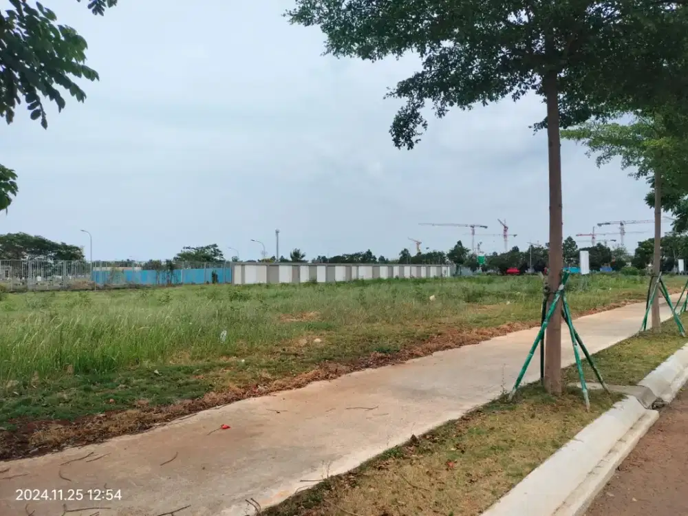 Kavling Komersil Bigbox PIK2 luas 1.100m Termurah