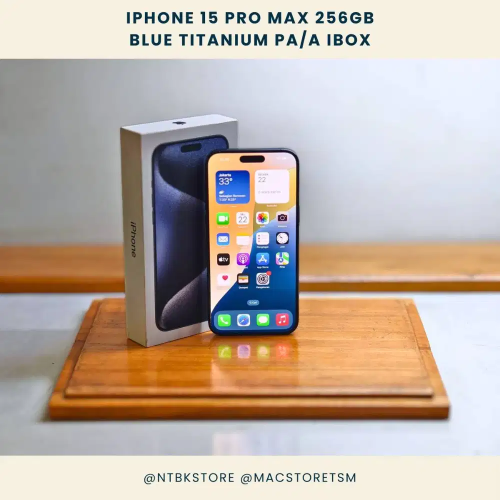 iPhone 15 Pro Max Blue Titanium A17 Pro 8GB 256GB