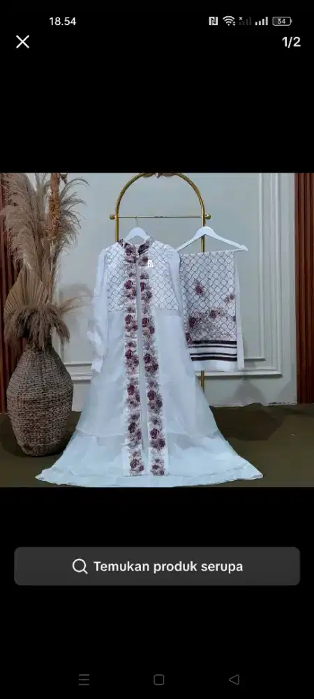 Sale gamis lelangan Elly Arsy