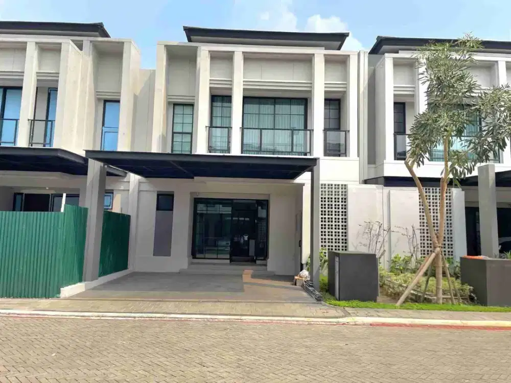 rumah brand new semifurnished  bsd city siap huni
