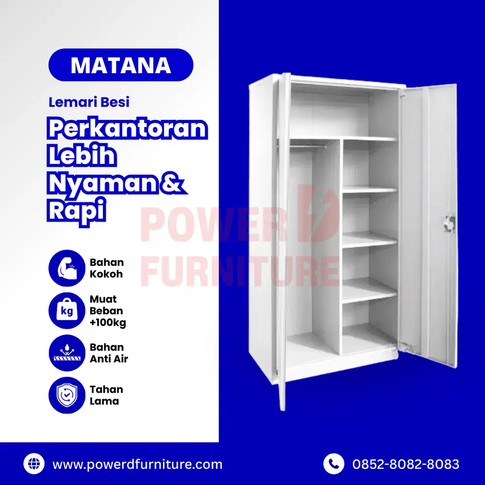 Lemari Besi Pakaian MATANA - Lemari Pakaian Besi