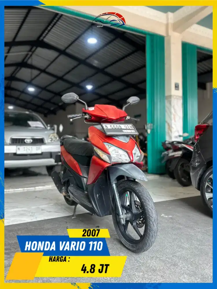 HONDA VARIO 110 2007 PLAT B MURAH MERIAH HIKMAH MOTOR KEPUH MALANG