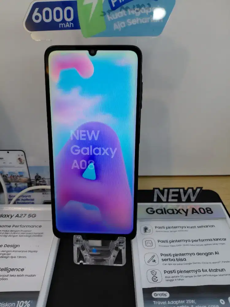 SAMSUNG GALAXY A08 4/64GB GARANSI RESMI SEIN