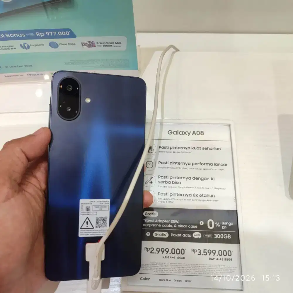 Samsung Galaxy A08 Bisa Kredit cicilan ringan tanpa DP