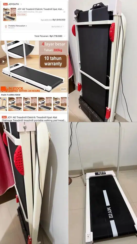 Walking pad/ Treadmill Elektrik/Treadmill Portable