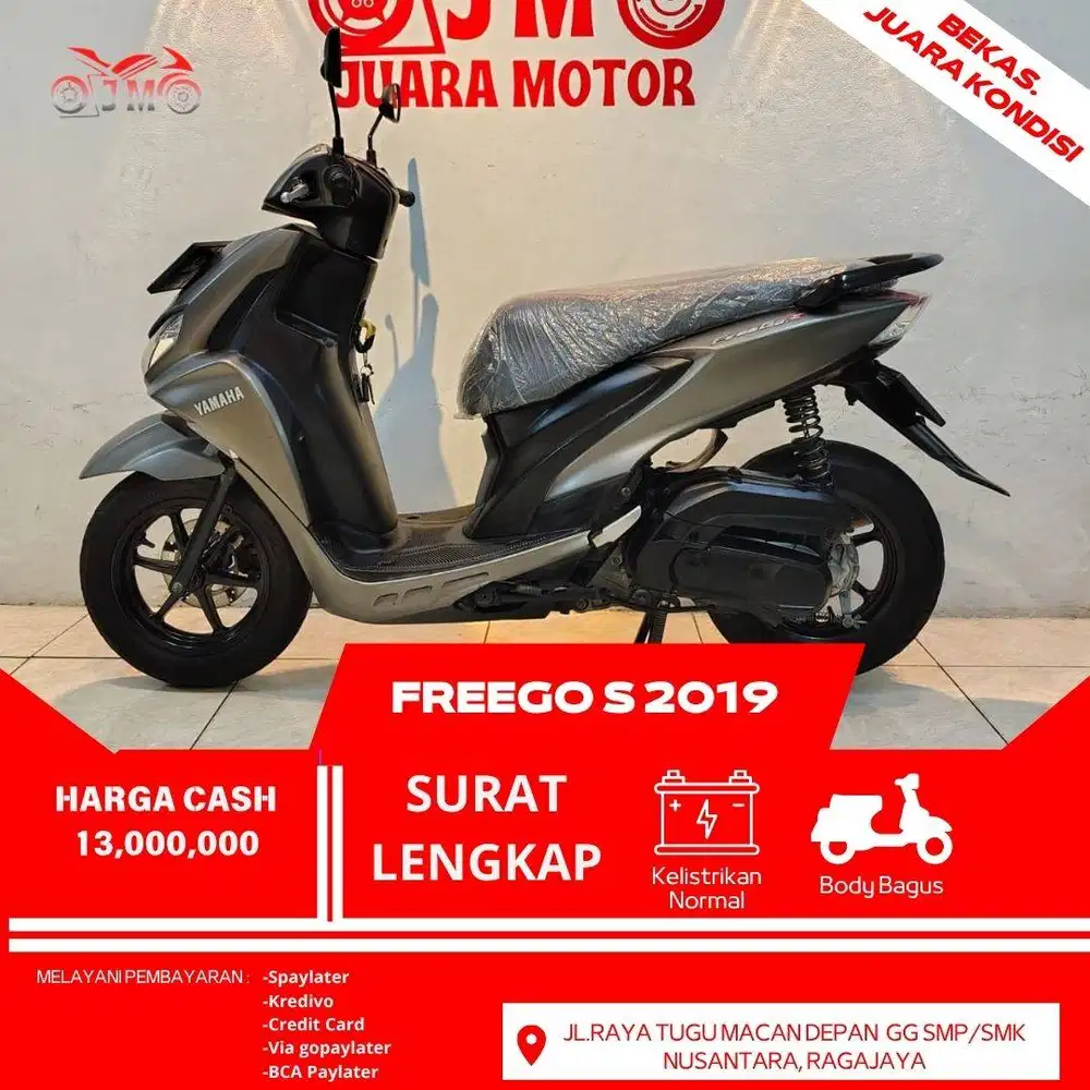 YAMAHA FREEGO S 2019 KEYLESS KONDISI PRIMA MOTOR TERAWAT SIAP PAKAI