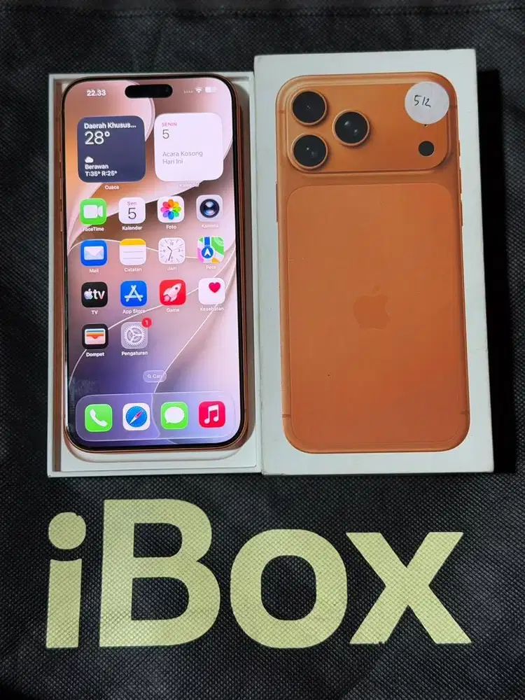 Iphone 17 ProMax 512GB orange termurah