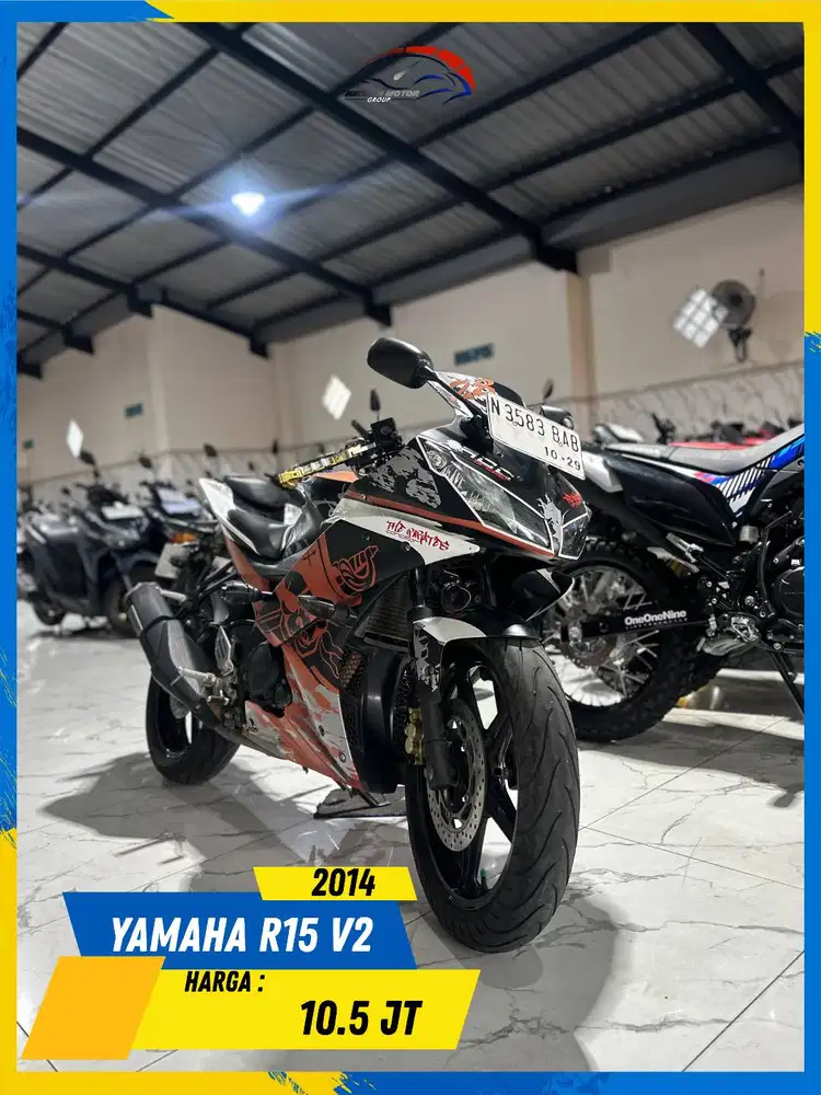 YAMAHA R15 V2 2014 MURAH MERIAH MASZEHH HIKMAH MOTOR KEPUH