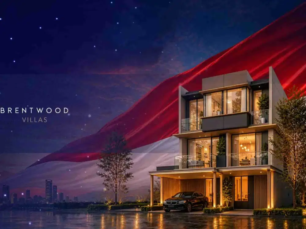 BRENTWOOD VILLAS RUMAH VIEW DANAU NEMPEL GADING SERPONG - BSD