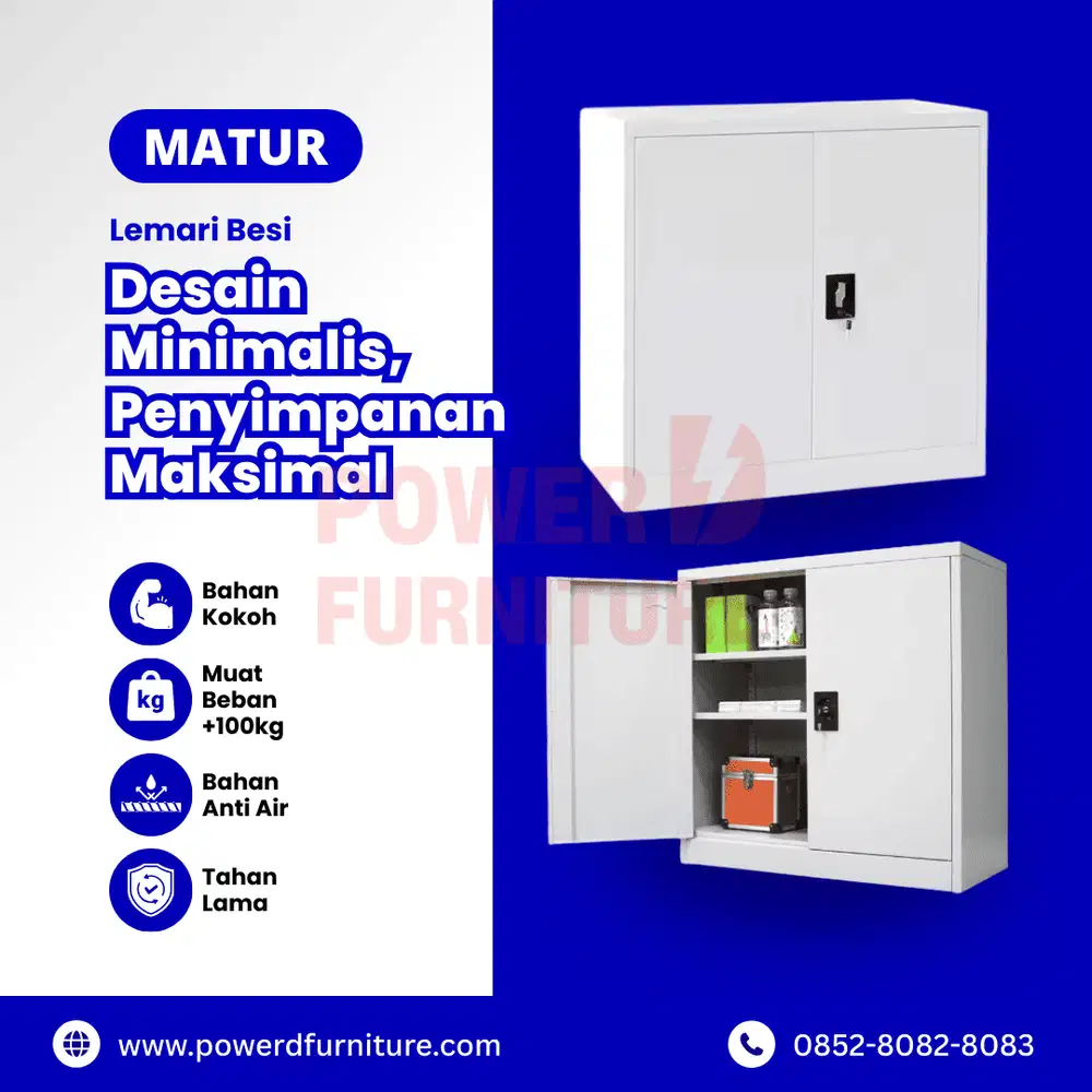 Lemari Besi Pendek MATUR – Lemari Arsip Besi Pendek