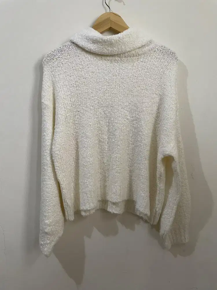 Rajut Lengan Panjang Turtle Neck