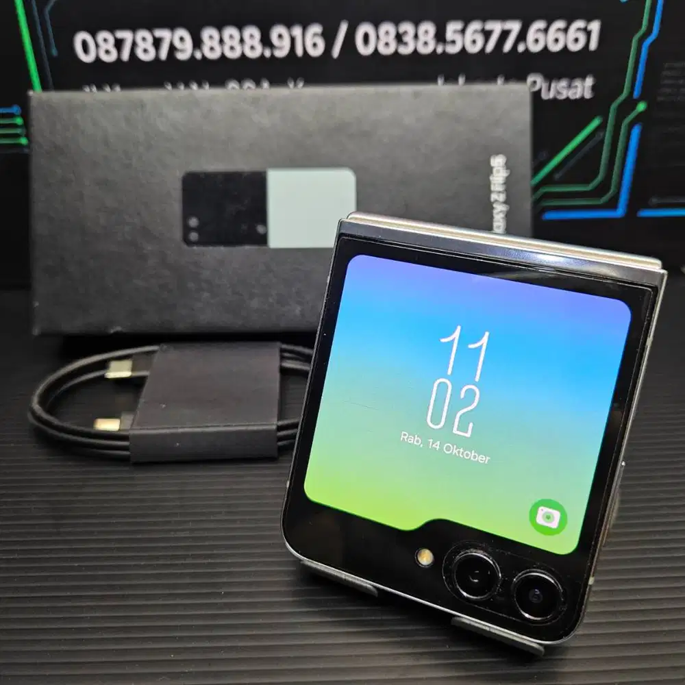 Samsung Galaxy Z Flip 5 8/256GB Mint SEIN Resmi Fullset No Minus