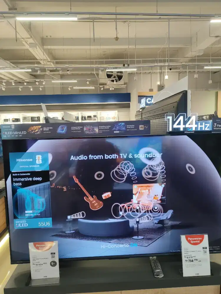 HISENSE ULED SMART TV 4K 55inch