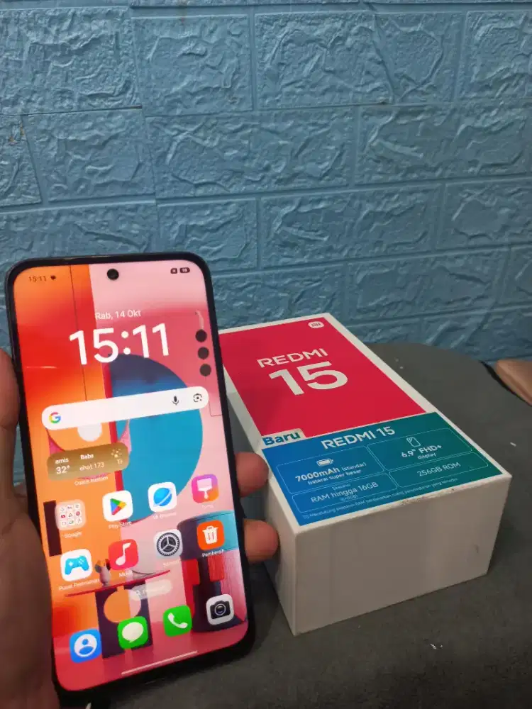 Redmi 15 [ Resmi ] 8+4gb / 256gb Rom