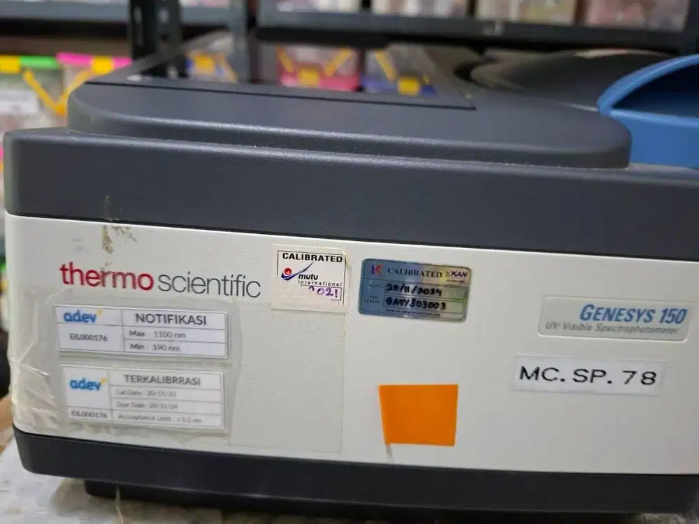 DIJUAL UV-VIS SPECTROPHOTOMETER THERMO SCIENTIFIC GENESYS 150