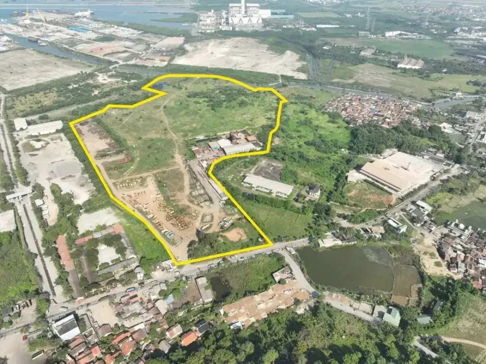 Tanah Bojonegoro Cilegon Luas 26 HA Boulevard Akses kontainer 40ft