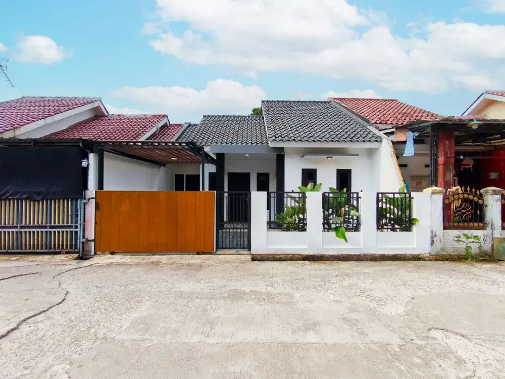 Rumah 1 Lantai SHM 5 Mnt ke Stasiun Bojong Gede Hadap Selatan J-51656