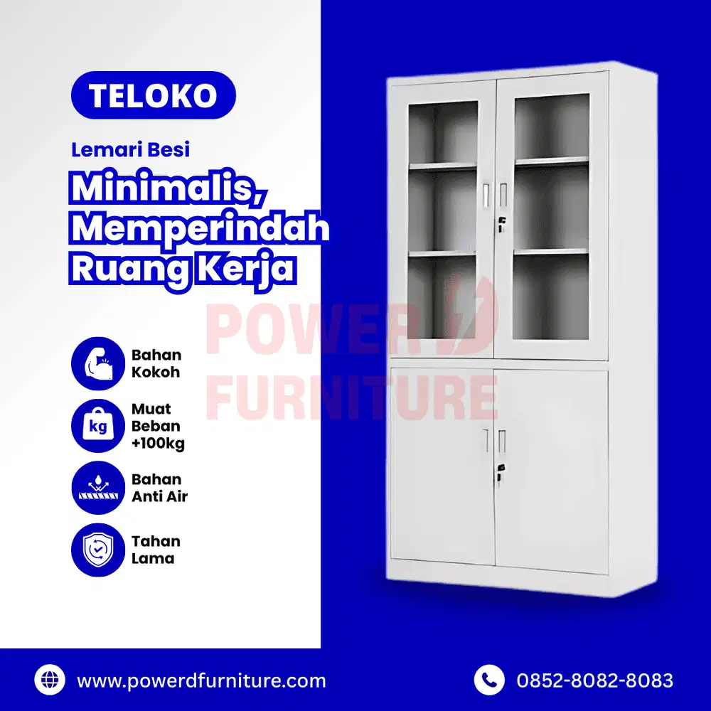 Tipe TELOKO - Lemari Besi Minimalis