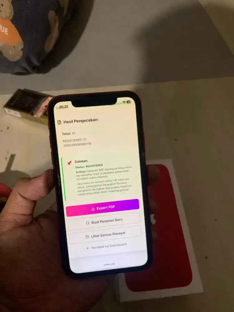 iPhone 11 128GB Fullset Regist