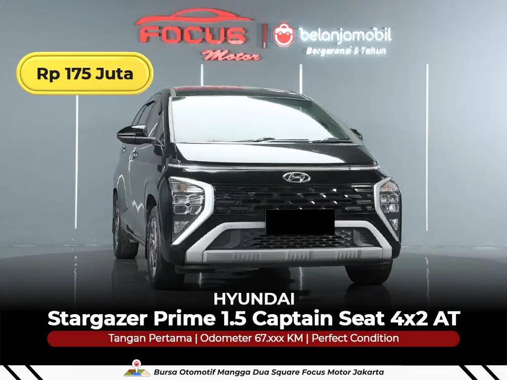 [GARANSI 5THN] Hyundai Stargazer Prime 1.5 Captain Seat 2021/2022/2023
