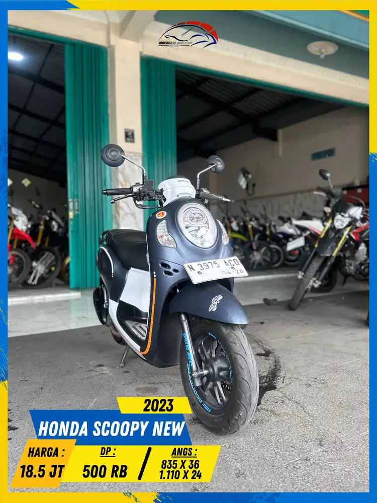 HONDA SCOOPY NEW 2023 MESIN AMAN POLL MASZEHH HIKMAH MOTOR KEPUH
