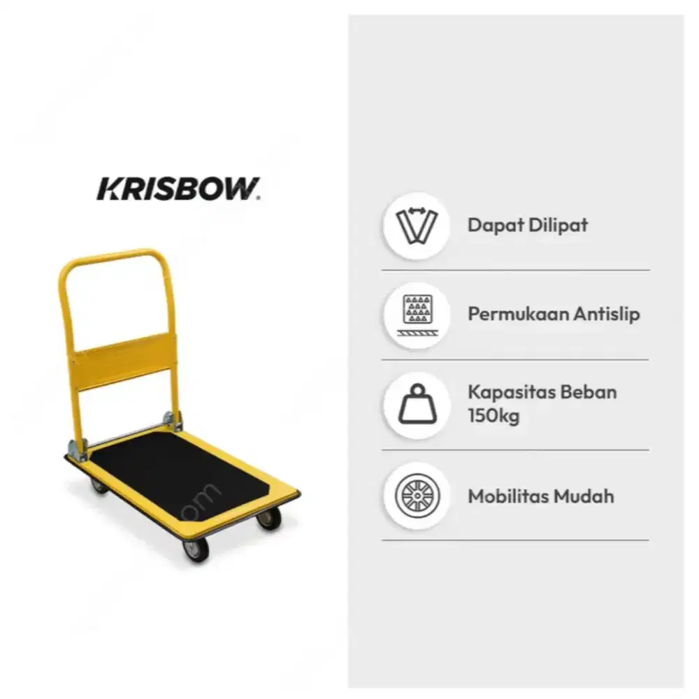 Troli barang lipat  kecil 150kg