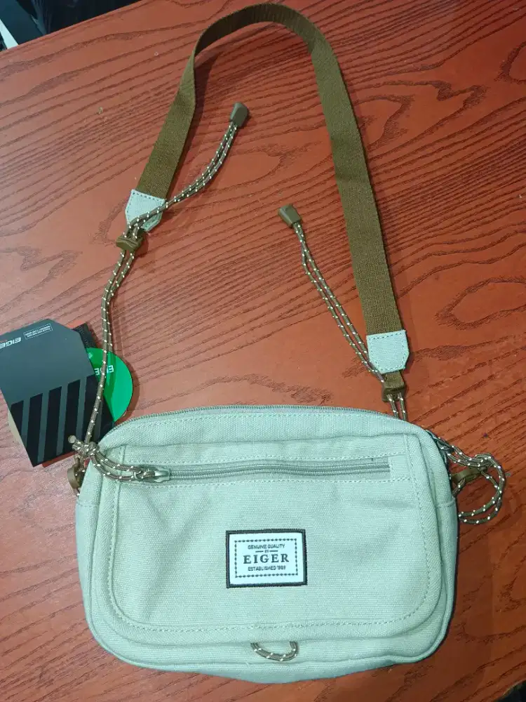 Tas Selempang Eiger Canvas Sling Pouch 100% Original Uk 2.5L 22x5x14cm