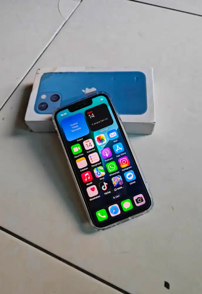Iphone 13 mini 128gb fulset minus jual cepat
