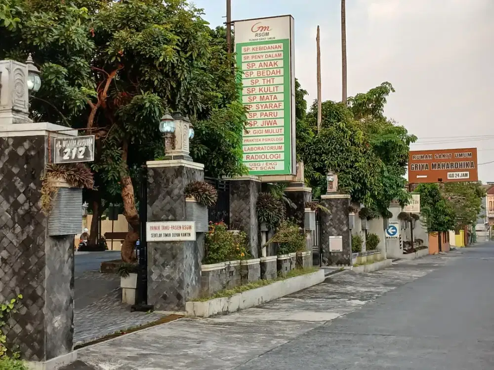 Dijual Rumah Sakit Tipe C Masih Beroperasi di Yogyakarta