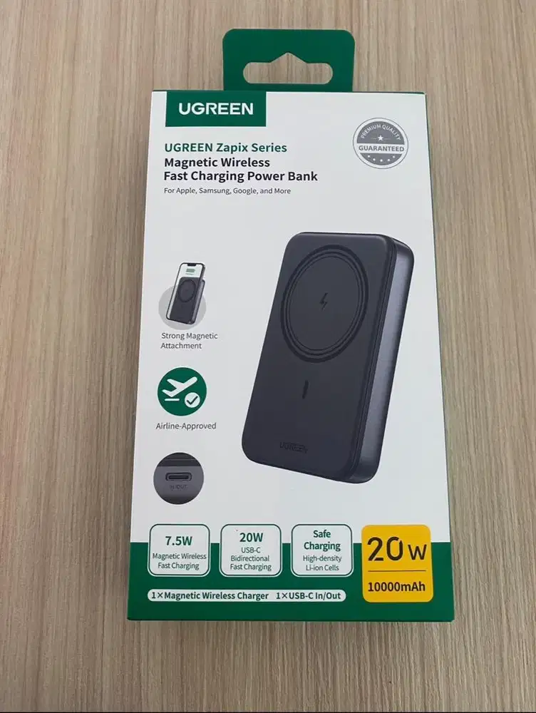 powerbank ugreen magsafe gray