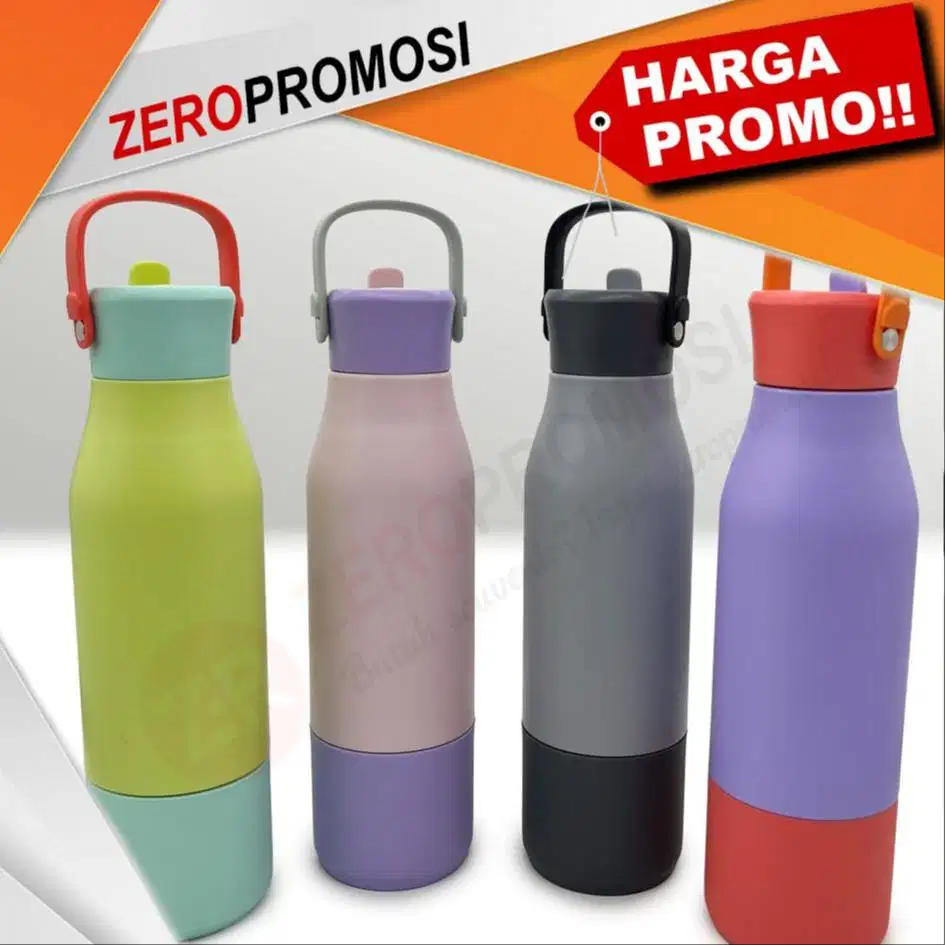 Tumbler Stainless Steel 900 ml Custom Logo untuk Souvenir - Flow