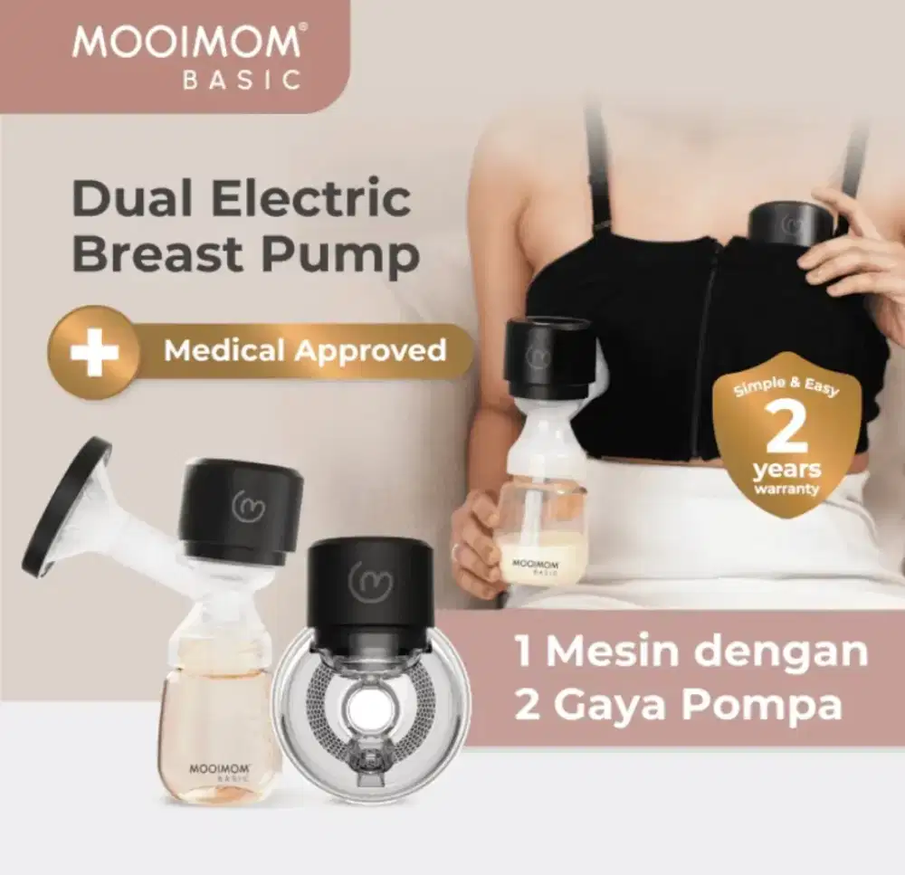 Pompa Mooimom B9 Pro Set / Pompa ASI Elektrik /Handsfree Hands-on Pump