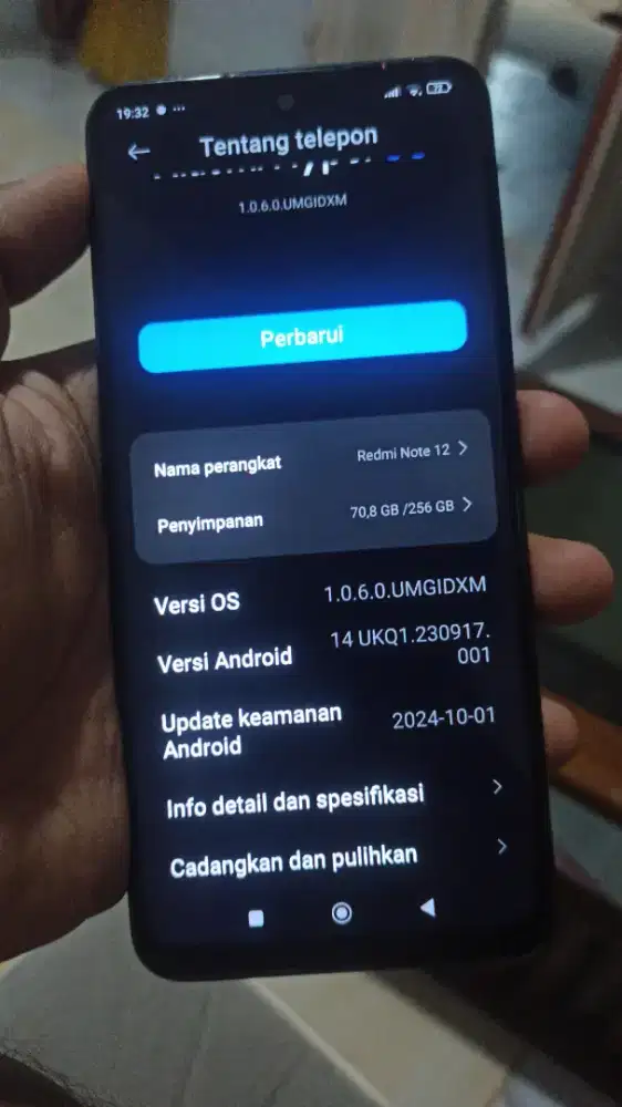 REDMI NOTE 12   RAM 8+4/256GB