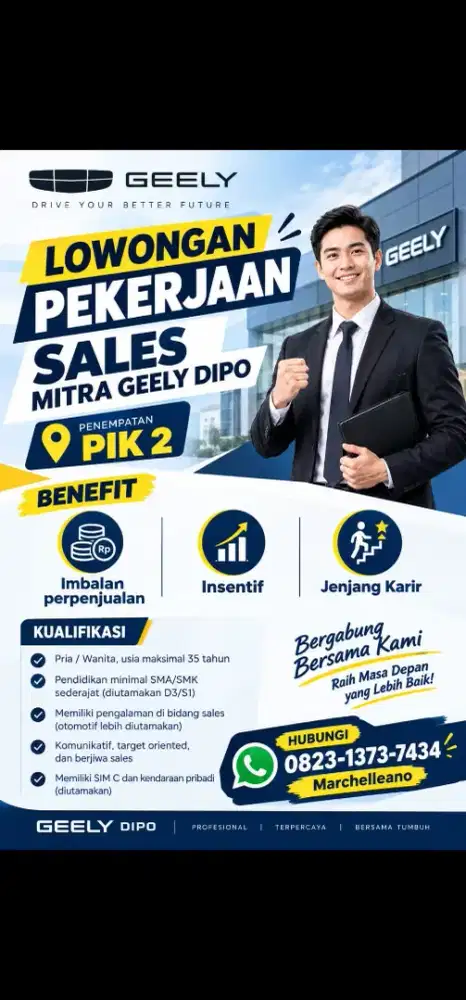 Open Loker Geely Dipo PIK2
