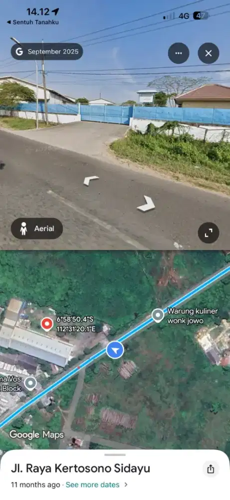 DIJUAL PABRIK MASIH BARU DI SIDAYU GRESIK LOKASI STRATEGIS