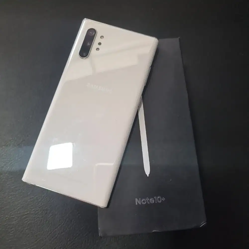 Samsung Galaxy Note 10+ 12/256GB Fullset White – Kondisi Normal
