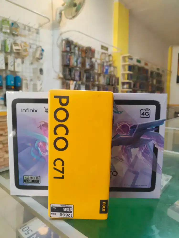 Pocco C71 4/128 promo+bonus cash & credit garansi Resmi