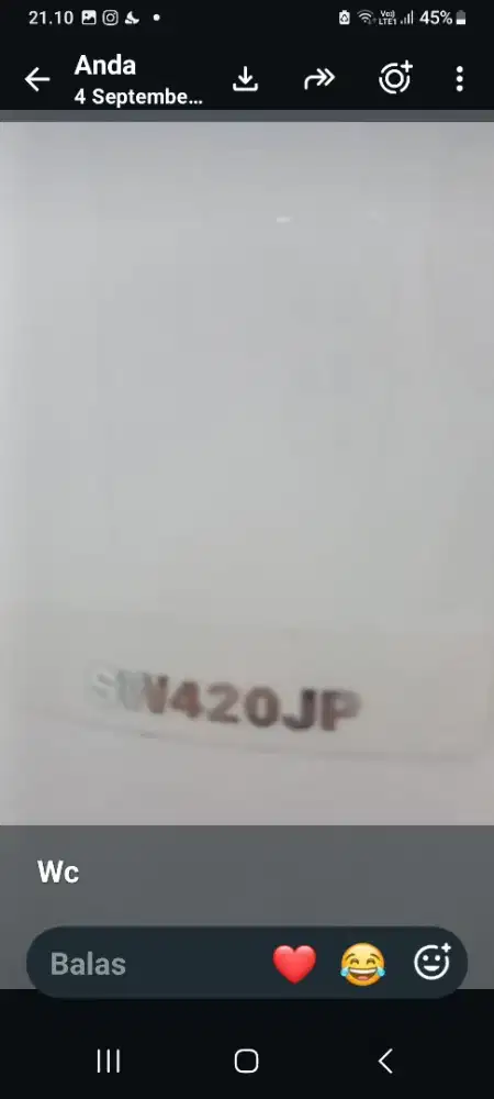WC/kloset merk TOTO
