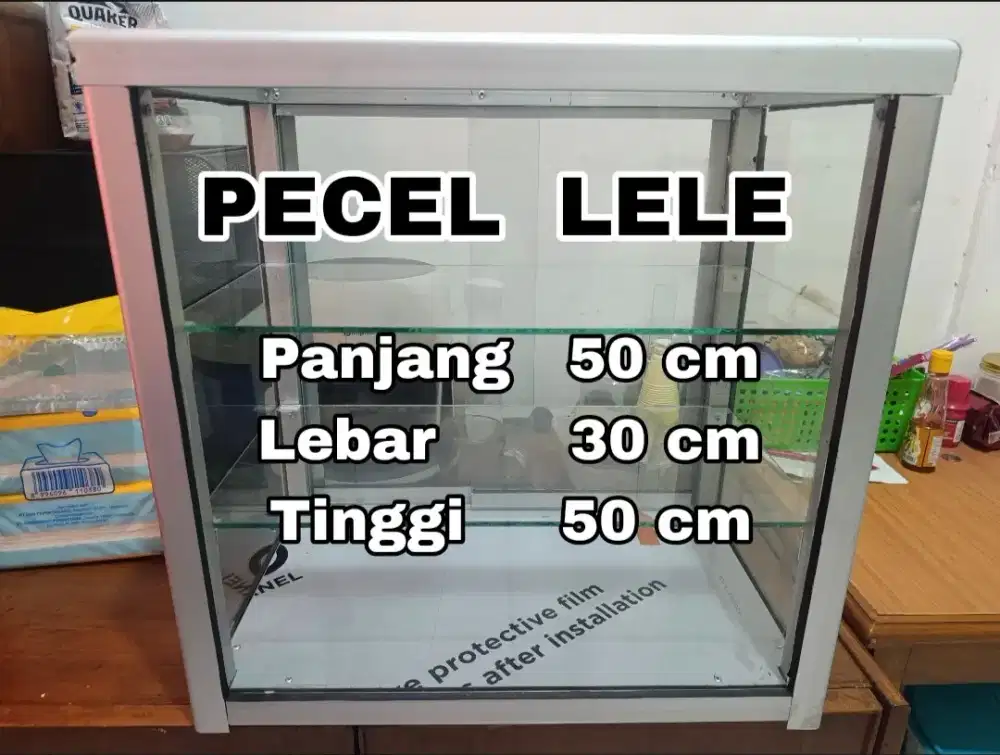 Jual Etalase pecel lele, second, Lok Pondok cabe udik, Tangsel
