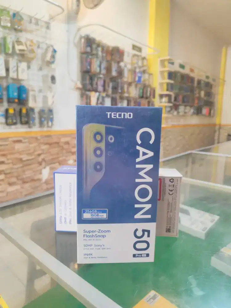 TECNO CAMON 50 PRO 8/256 Promo+bonus cash & credit garansi Resmi