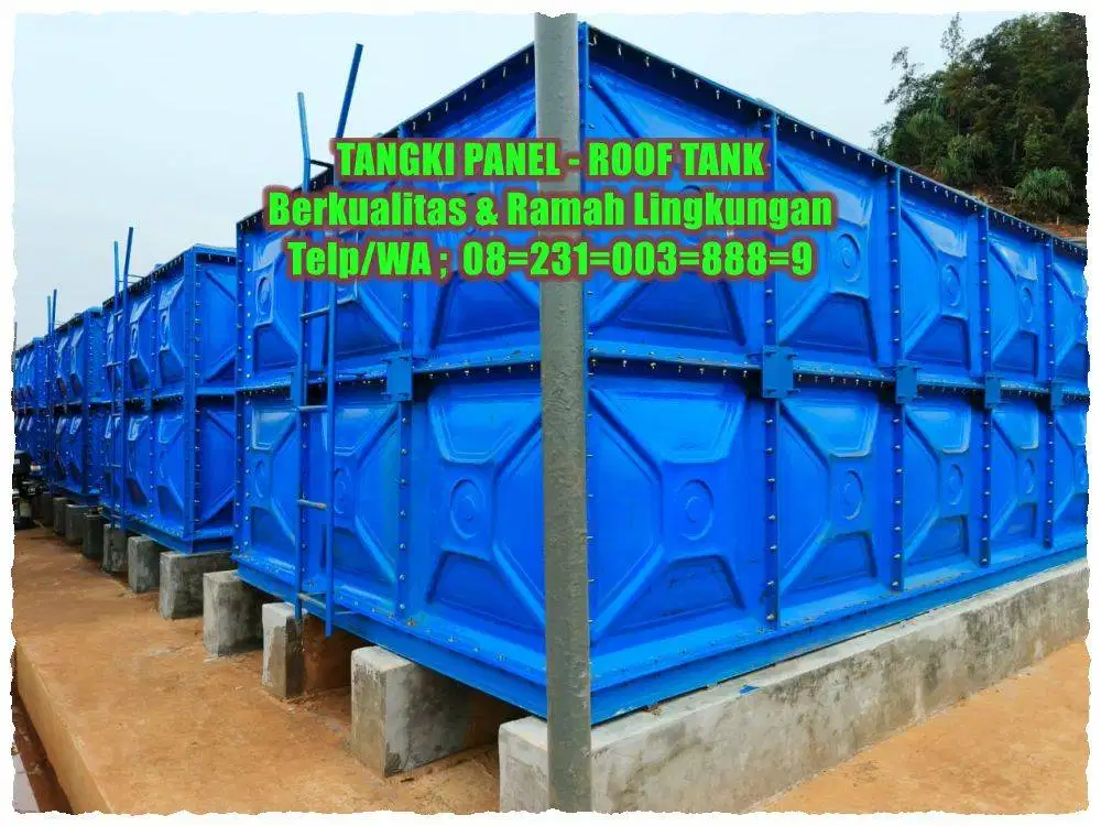 TANGKI PANEL FRP - ROOF TANK FRP - PANEL TANK- TANGKI PANEL -  TANDON
