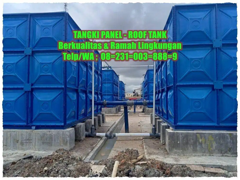 TANGKIGROUND TANK - TANGKI AIR - PANEL FRP - TANGKI PANEL FRP - TANGKI