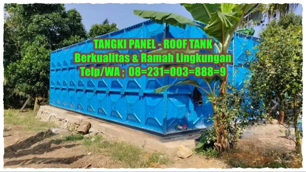TANGKI PANEL- TANGKI PANEL FRP - TANGKI PANEL KOTAK - TANGKI PANEL FIB
