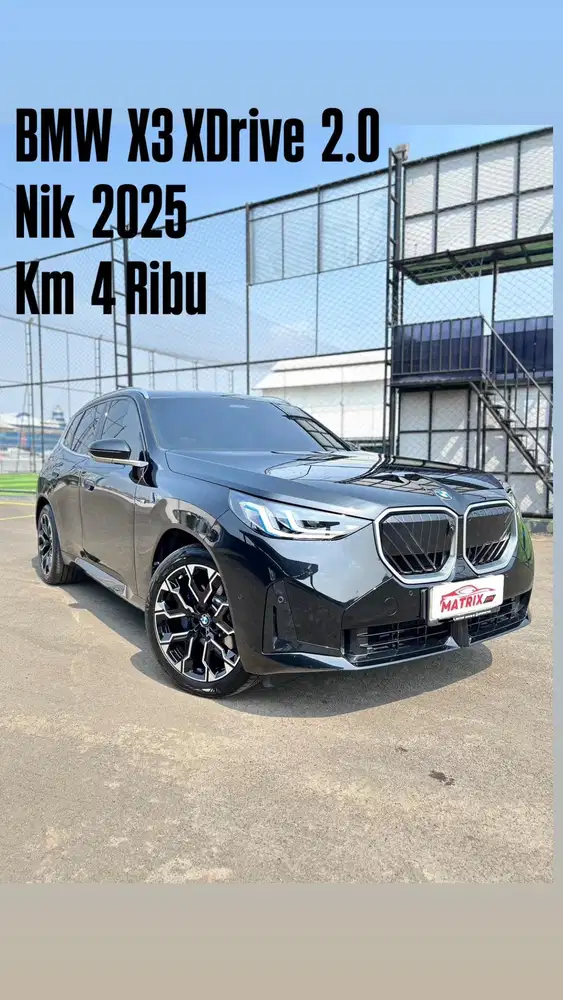 BMW X3 XDrive 2.0 Nik 2025 Black on Black Siap paki