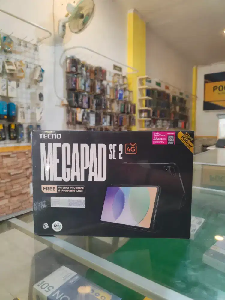 TECNO MEGAPAD. SE 2 4/128 promo+bonus cash & credit garansi Rresmi